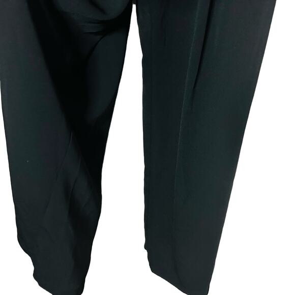 JILL STUART Black Popover Jumpsuit Sleeveless Crewneck Wide Leg Jumpsuit Size 4 - Picture 8 of 13